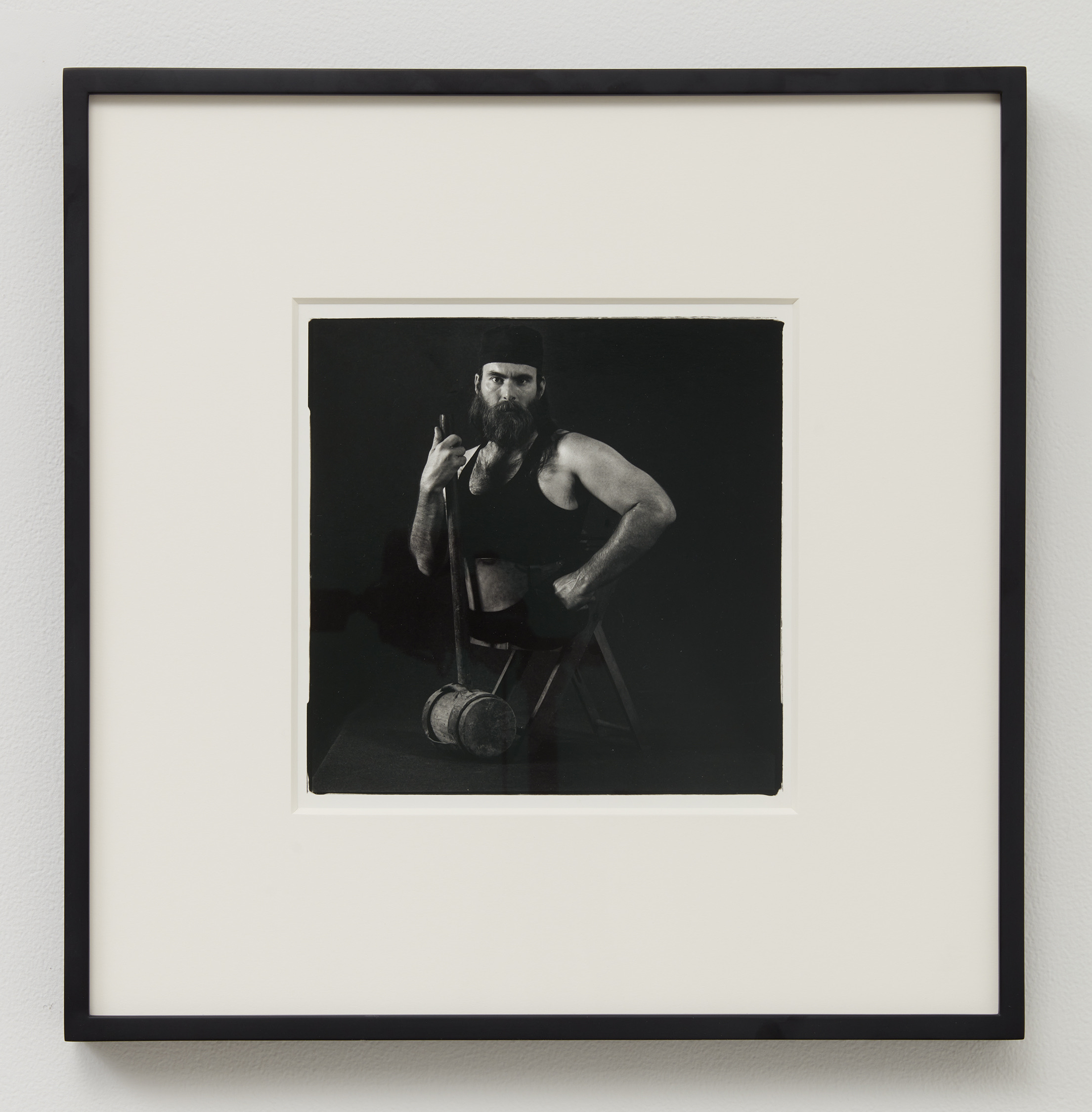 George Dureau, <i>Untitled (B.J. Robinson)</i>, vintage gelatin silver print framed, 20 x 20 in (50.8 x 50.8 cm)